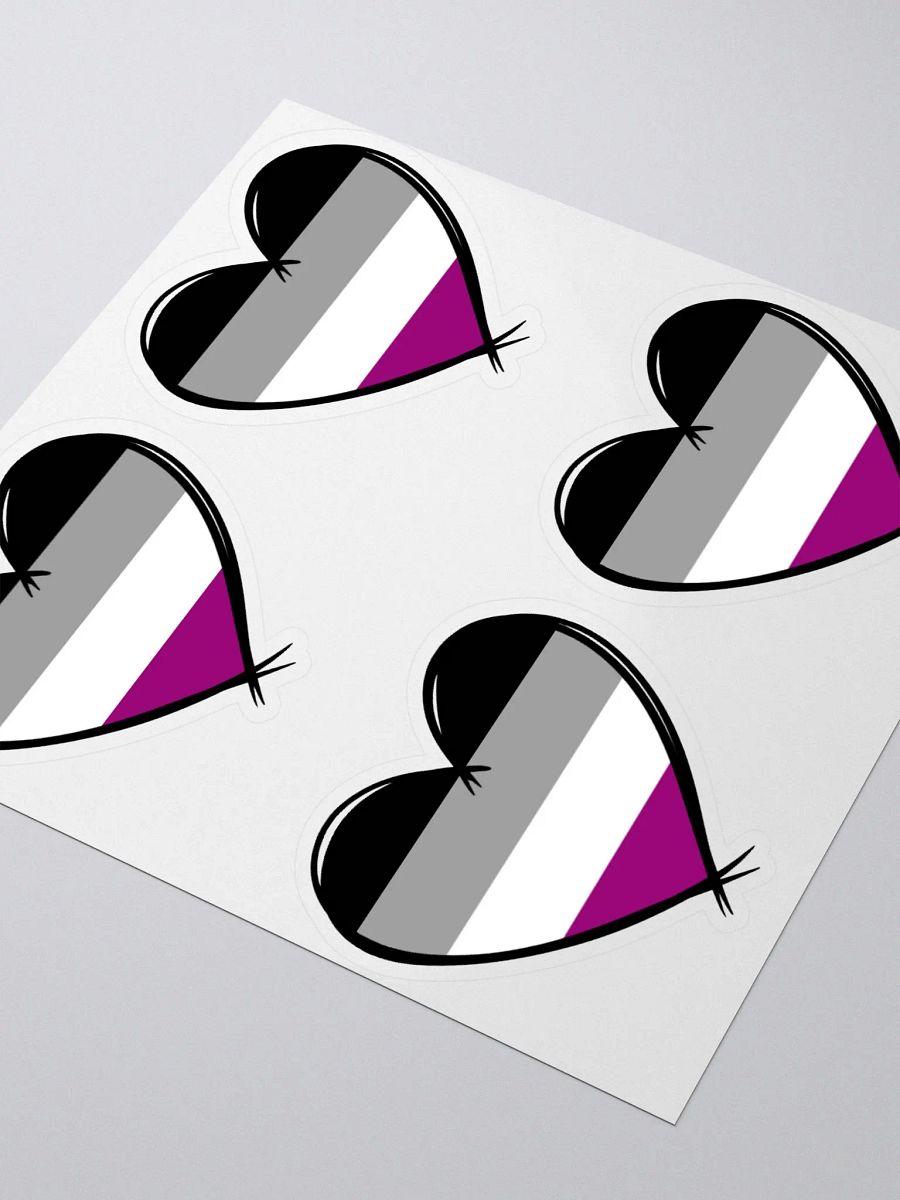 Asexual Pride Stickers product image (3)