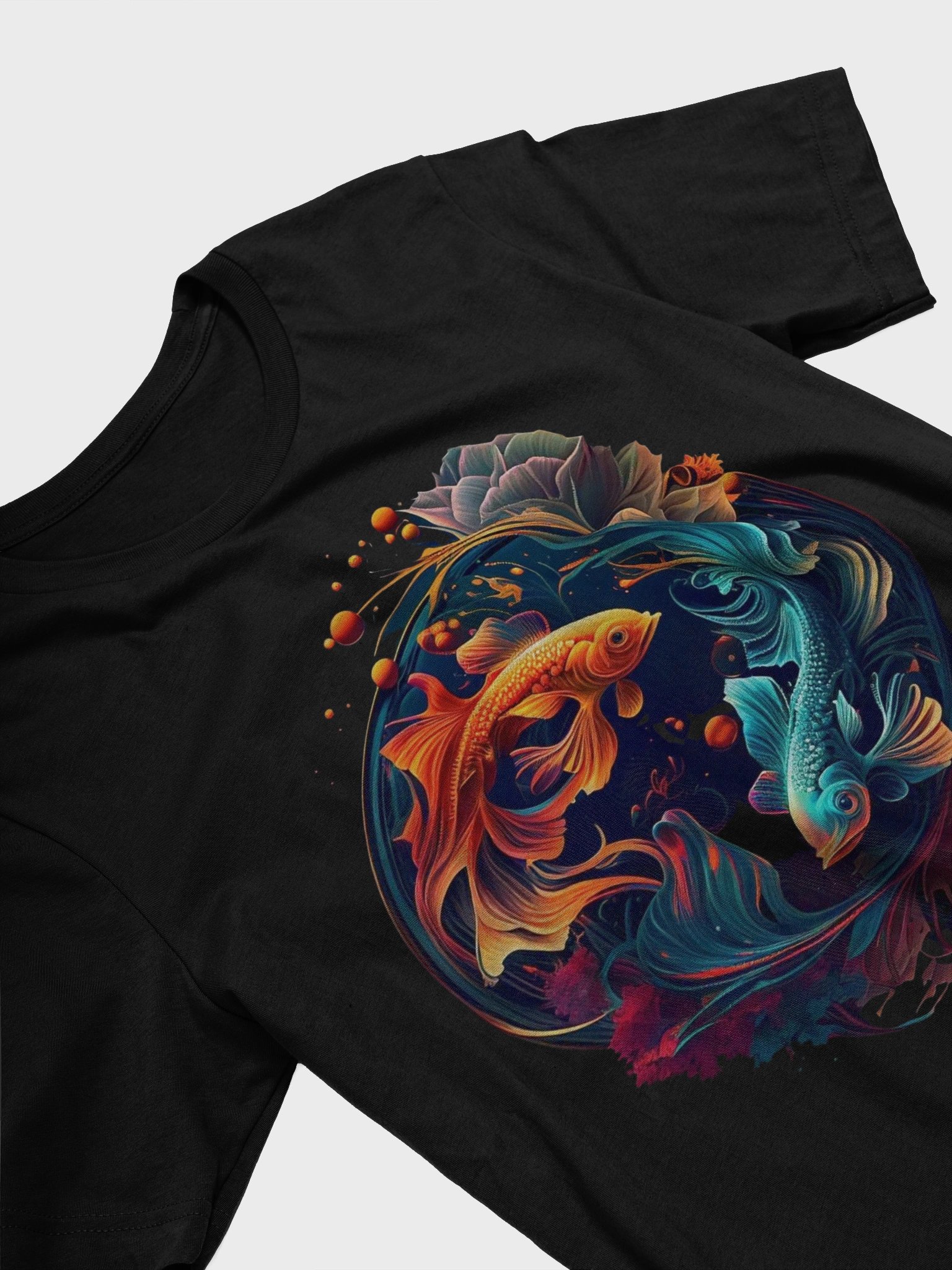 Yin-Yang Fish Harmony T-Shirt product image (2)