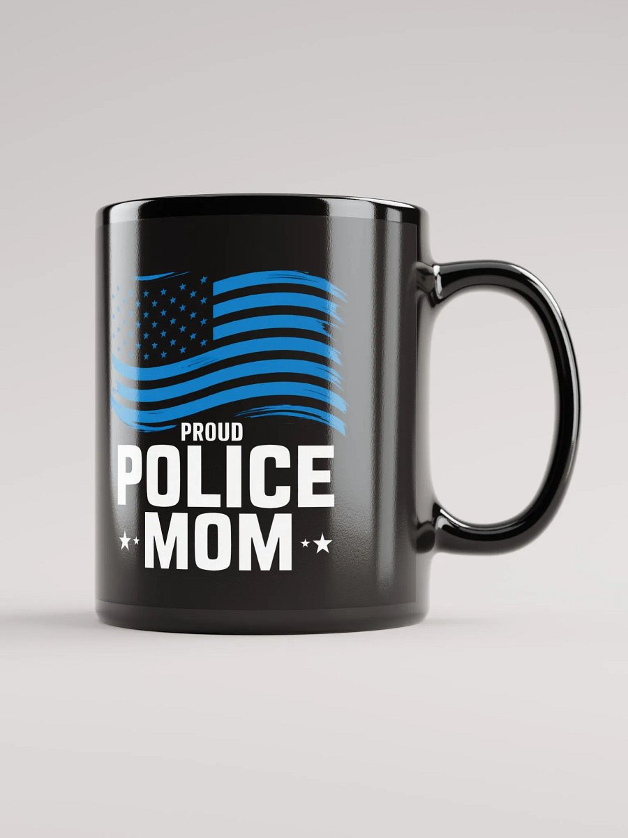 Proud Police Mom Glitter Mug product image (1)