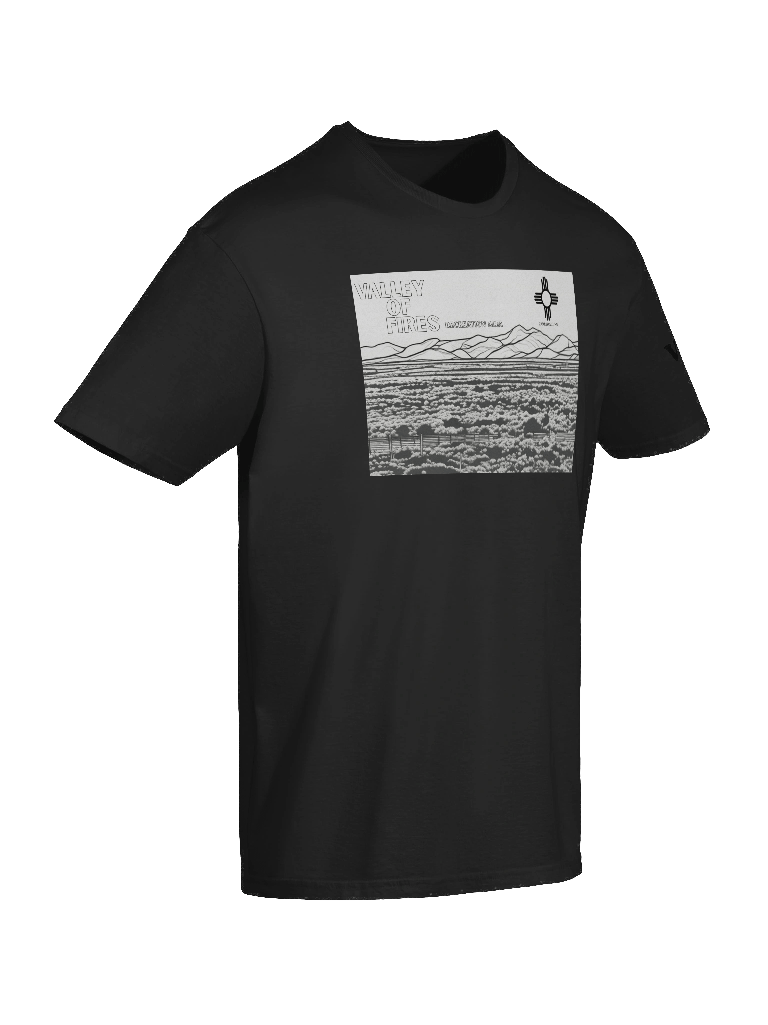 Black & White Malpais Comfort Unisex Tee product image (145)