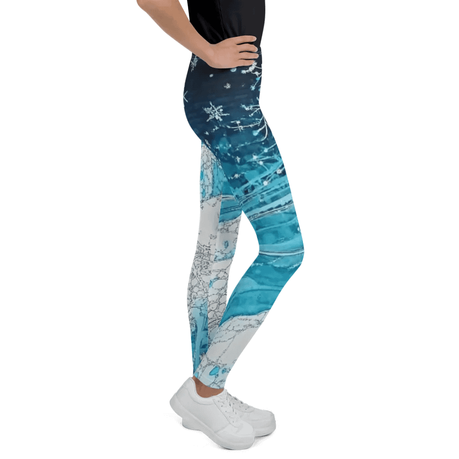 Winter Frost, Youth Leggings product image (5)