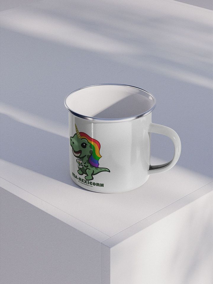 Tea-Rexicorn Enamel Mug product image (2)