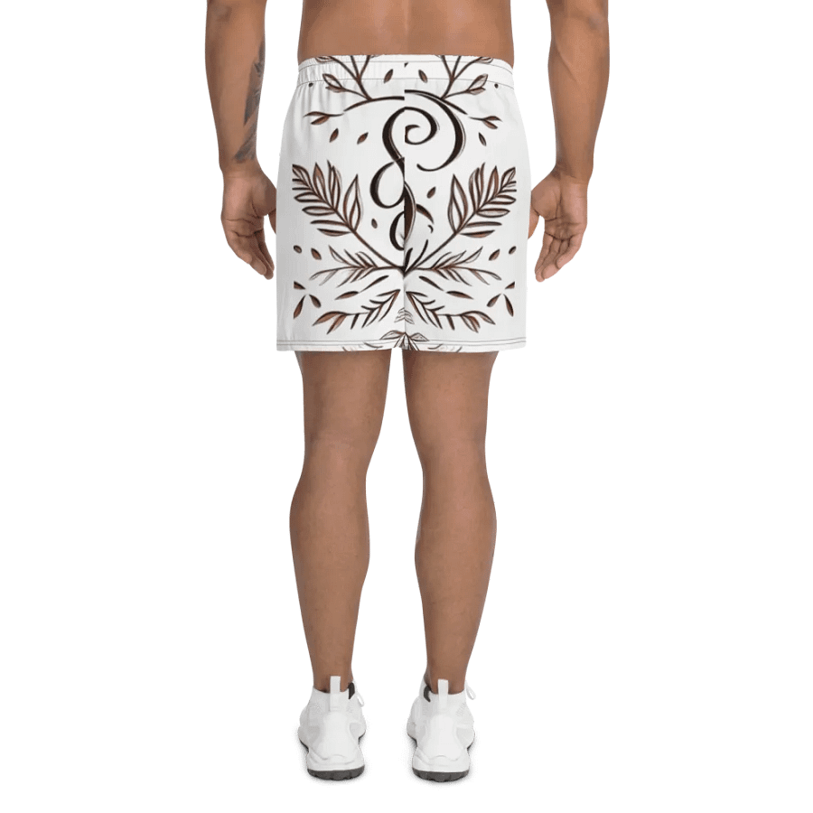Elegant Monogram Athletic Long Shorts product image (3)