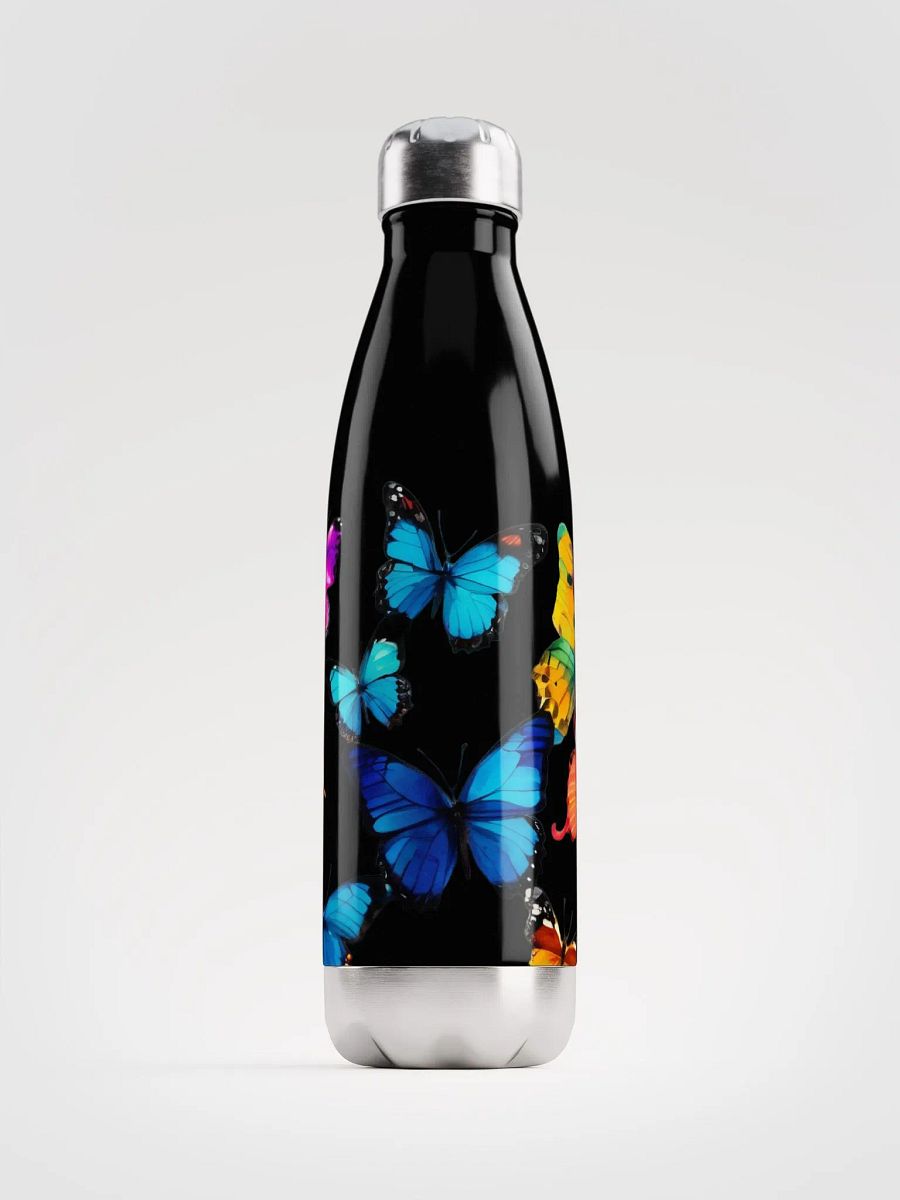 Stainless steel butterfly water bottle product image (1)