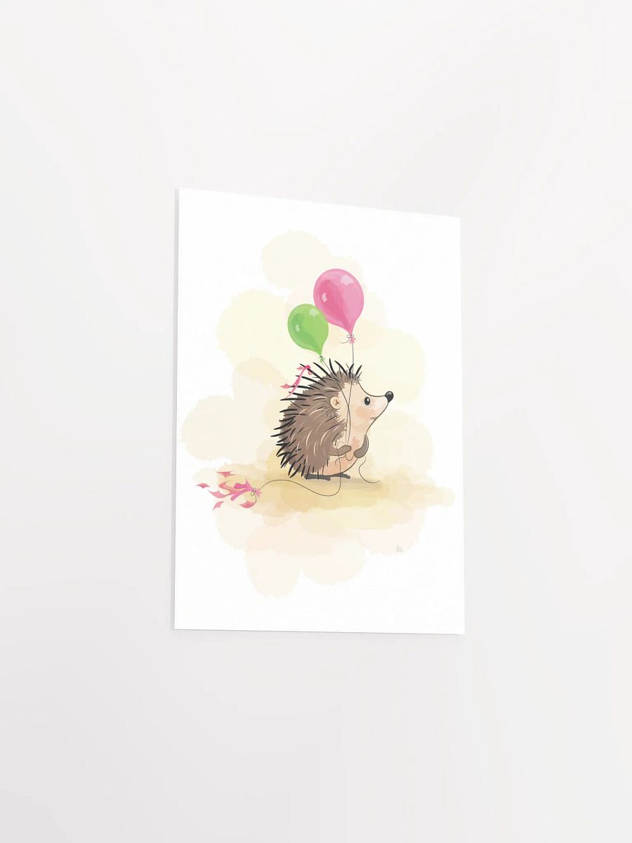 Hedgehog and balloons product image (13)