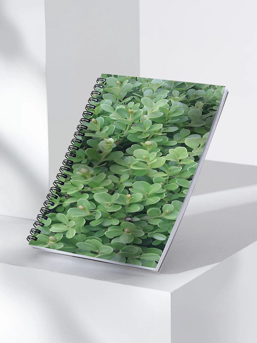 "Green Leaf" Spiral Notebook product image (3)