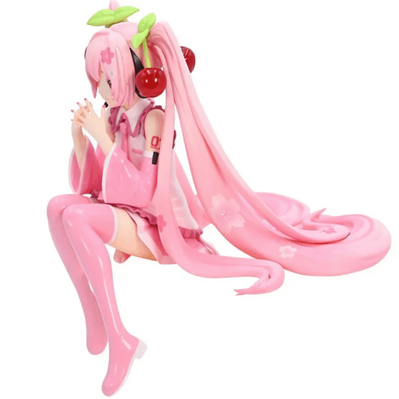 Hatsune Miku Anime figure Pink dress product image (5)