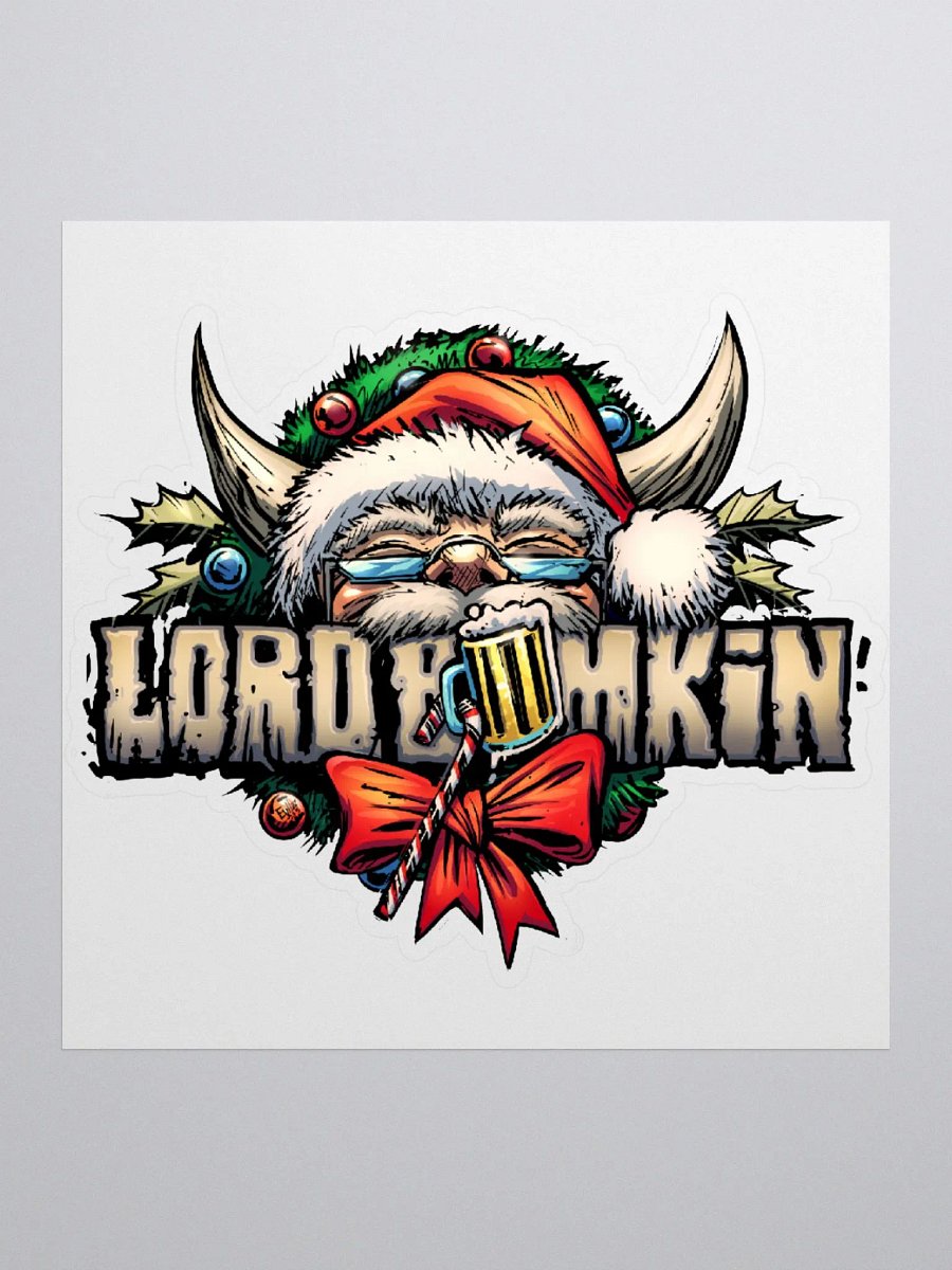 x-mas logo sticker product image (1)
