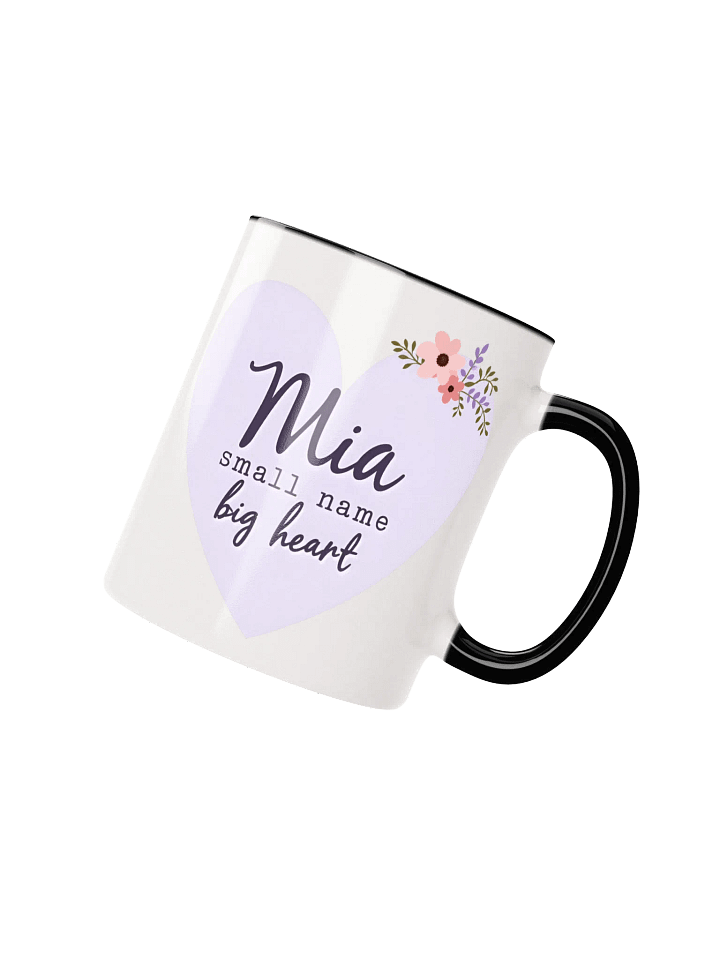 Celebrate the Beauty of Mia: Small Name, Big Heart – Personalized Mug Designs product image (2)