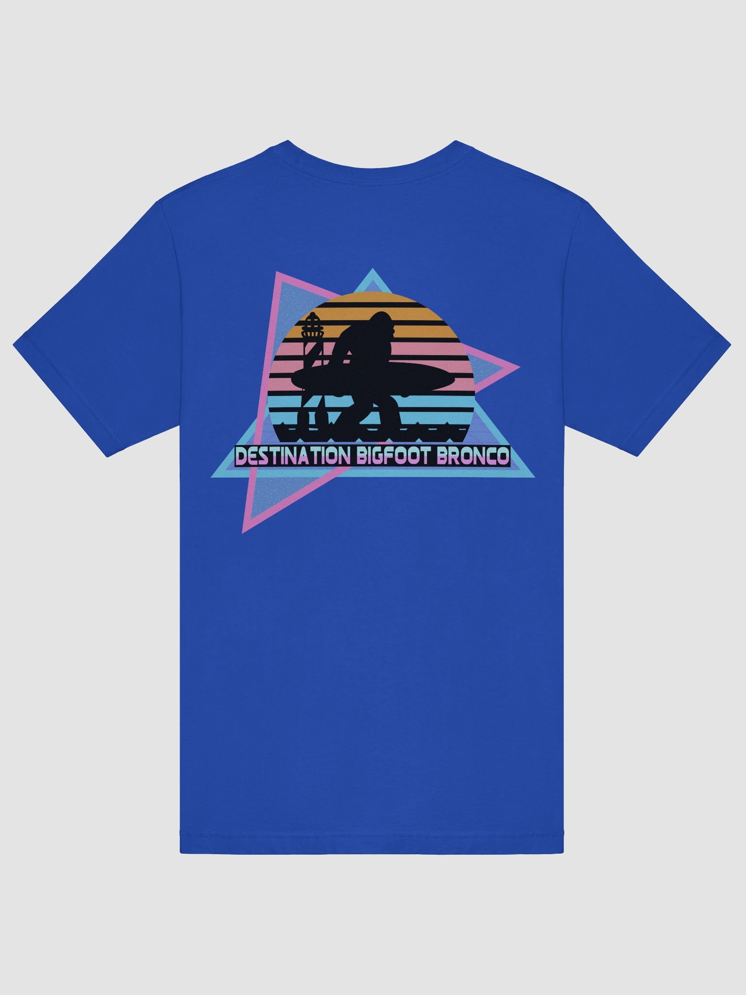Destination Bigfoot Bronco Retro-Inspired T-Shirt (Blue) product image (6)
