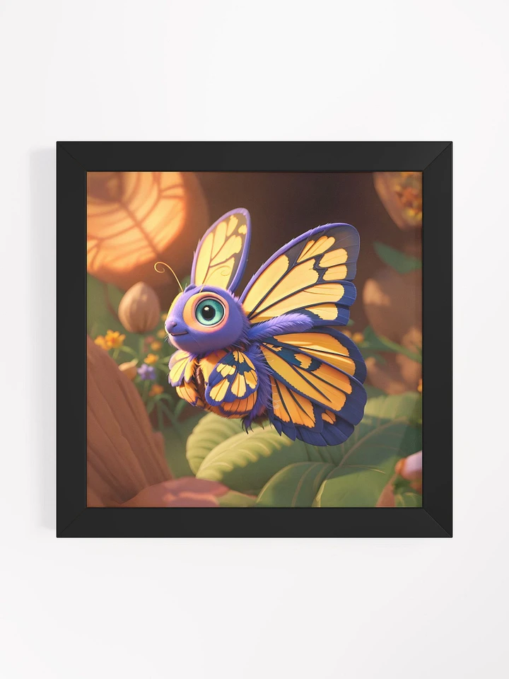 Endangered Species - Mexico - Monarch Butterfly Eco-Friendly Ayous Wood Framed Poster product image (1)