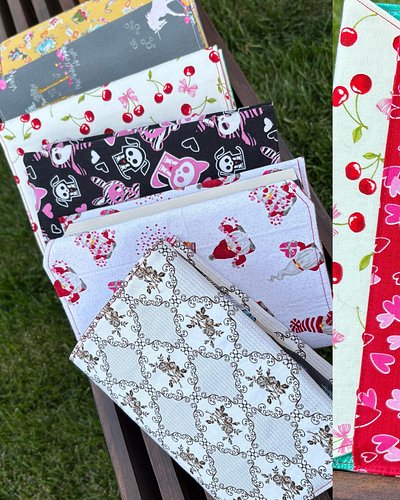 Some color combo inspiration I created using the One Book Cover to Rule Them All pattern… have you gotten your copy yet?