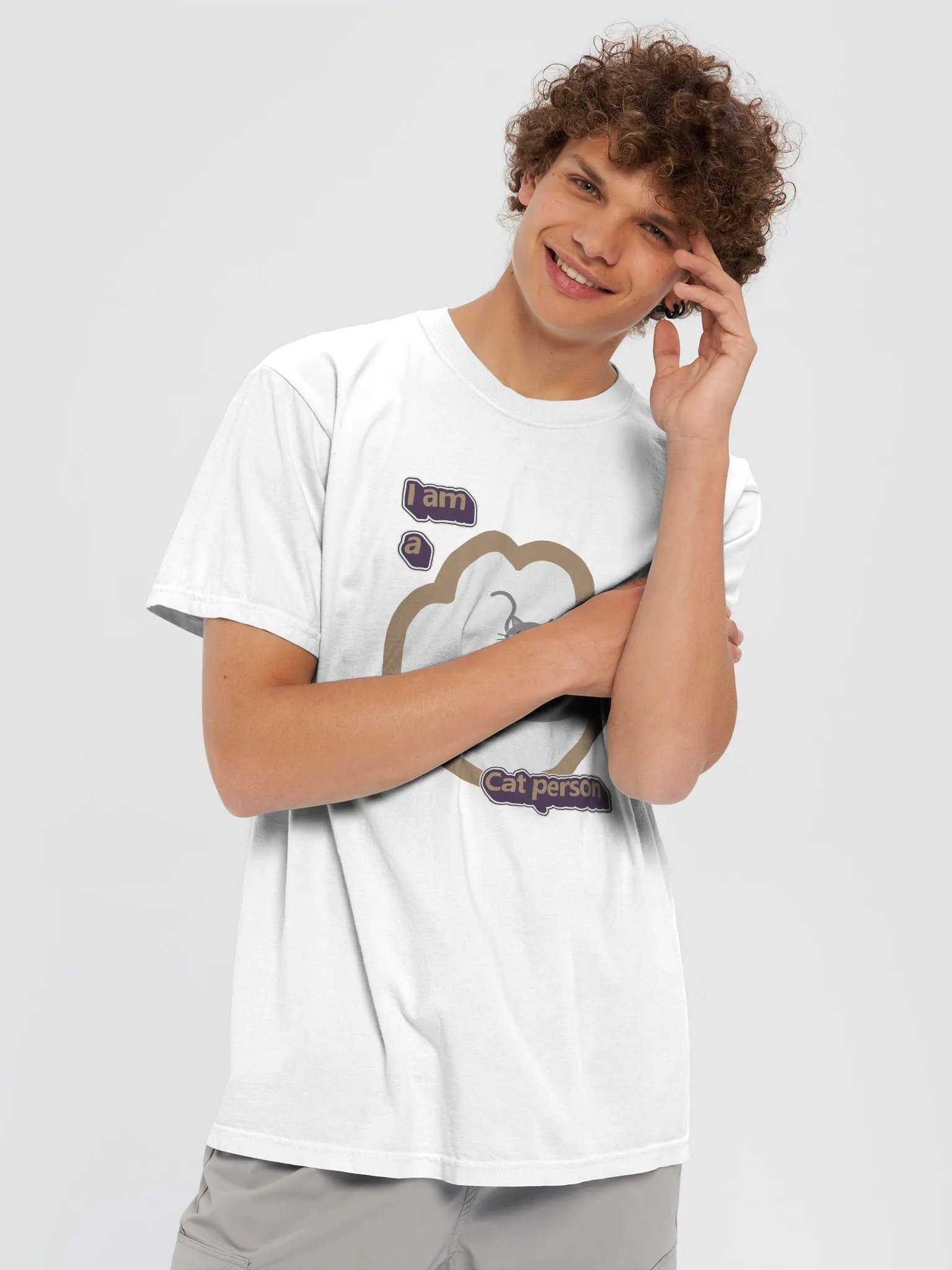 Cat Person Paw T-Shirt product image (5)