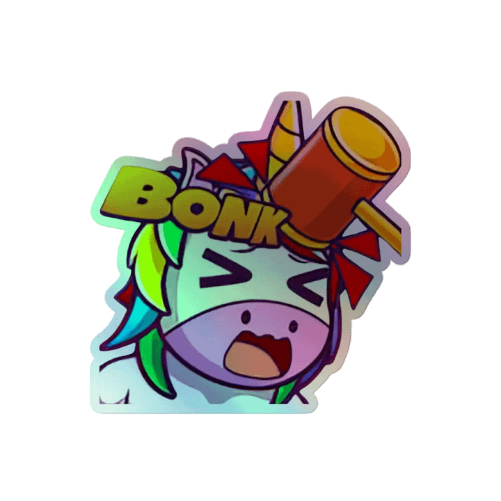 BONK Holographic Sticker product image (2)