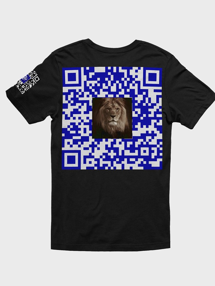Lion of Judah Names of God Video T-Shirt - Scan QR, Watch Instantly! product image (2)