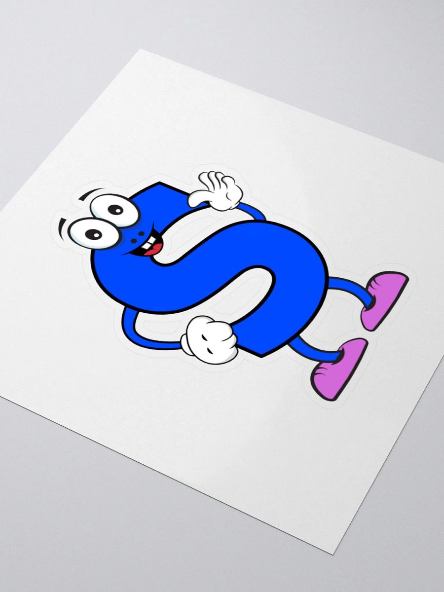 S Letter Cartoon Character Sticker product image (8)