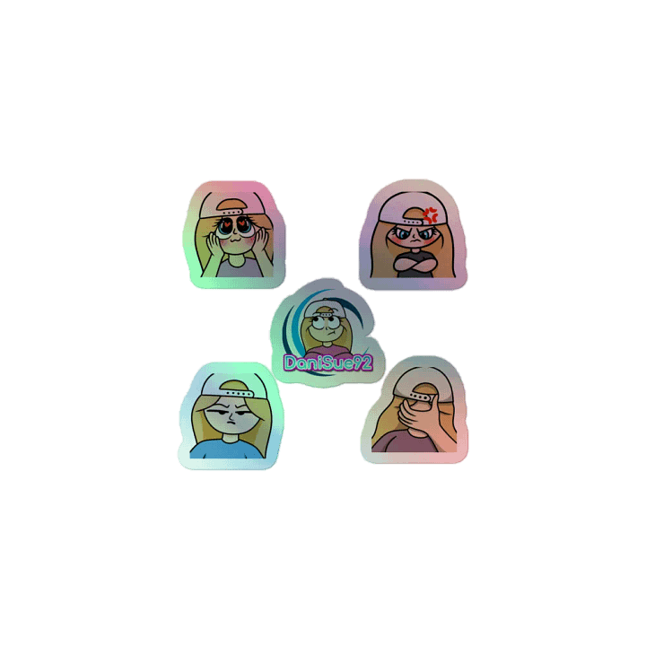 Dani Expressions Holographic Sticker Set product image (1)