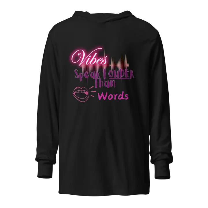 Vibes Hooded Long Sleeve Tee product image (1)