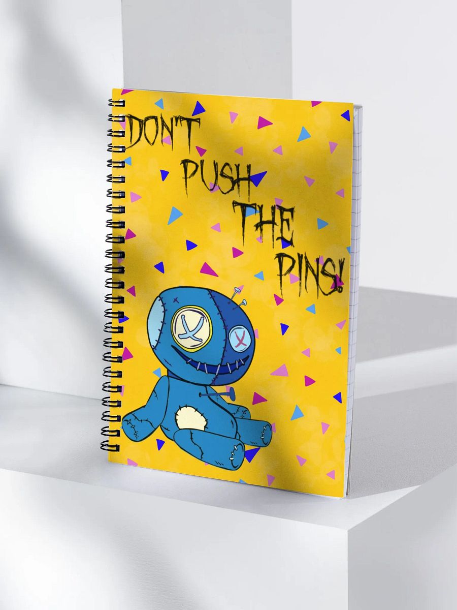 Don't push the pins notebook product image (3)