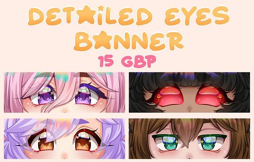 .
Hello everyone! I’m opening a few eye banner slots to warm up for a big commission I have left to finish!

They’re super du...