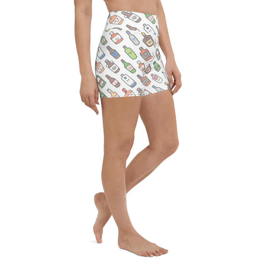 Kawaii Bottles Yoga Shorts product image (7)