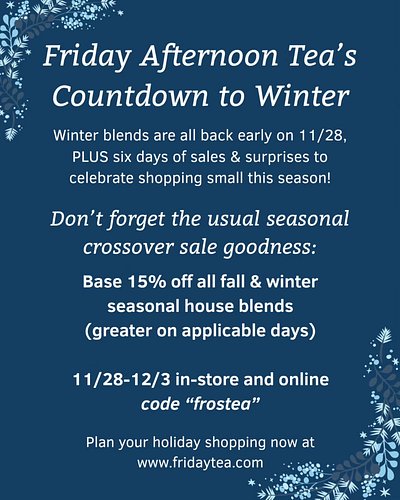 Hii!
Friday Afternoon is preparing to say 