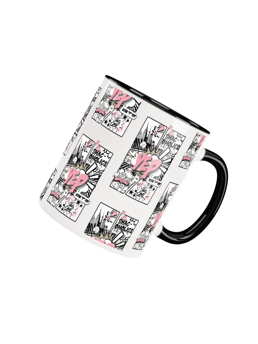 Shac-oholics Comic Blast Mug - Pink 