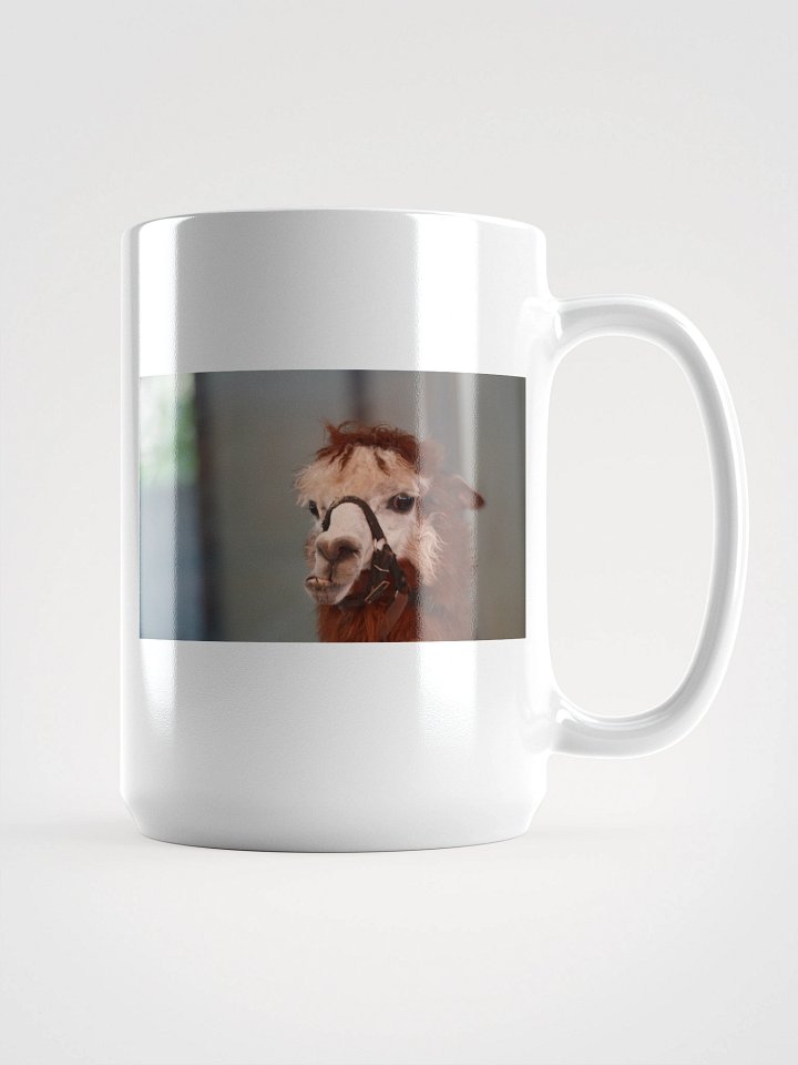 Halter Llama White Glossy Mug product image (2)