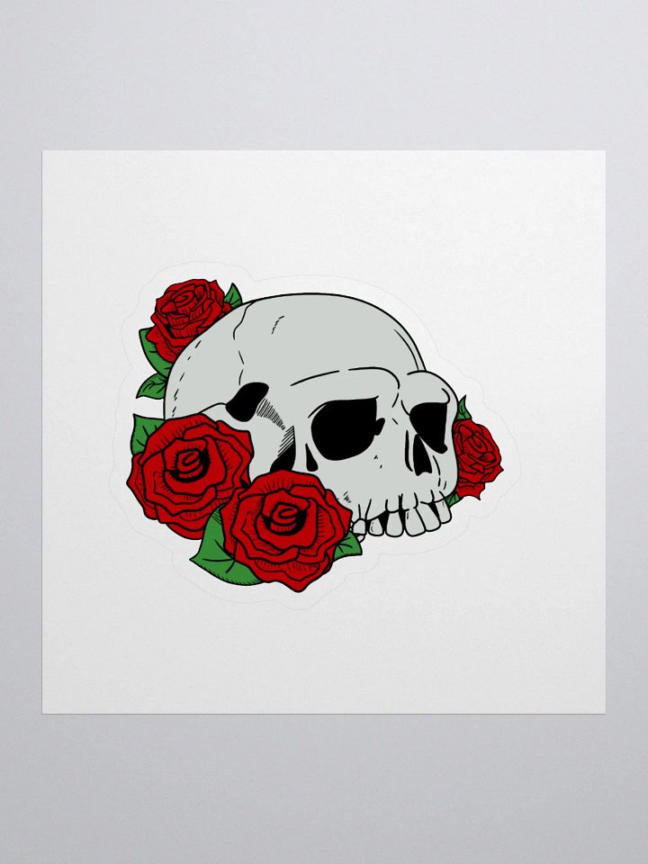 Skull & Roses Vinyl Stickers product image (1)