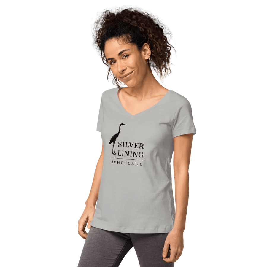 Heron Logo V-Neck Tee product image (4)