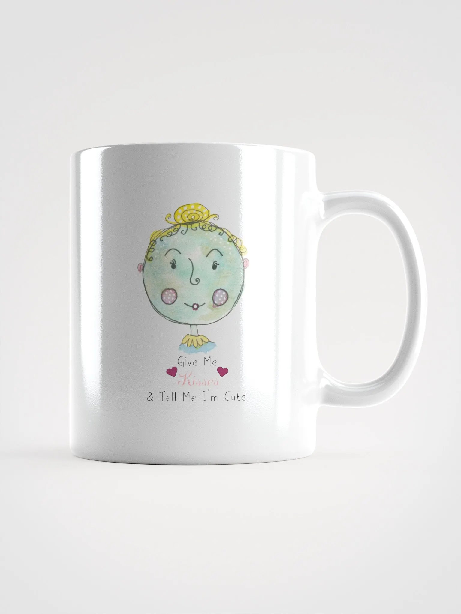 Whimsical Give me Kisses and Tell Me I'm Cute Mug product image (2)