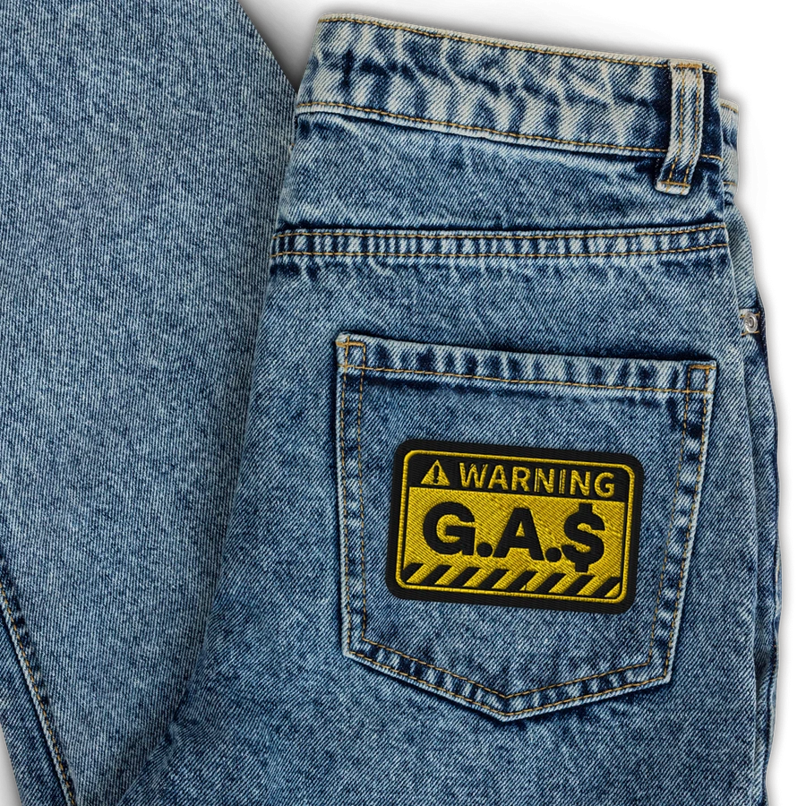 G.A.$. Warning Embroidered Patch product image (3)