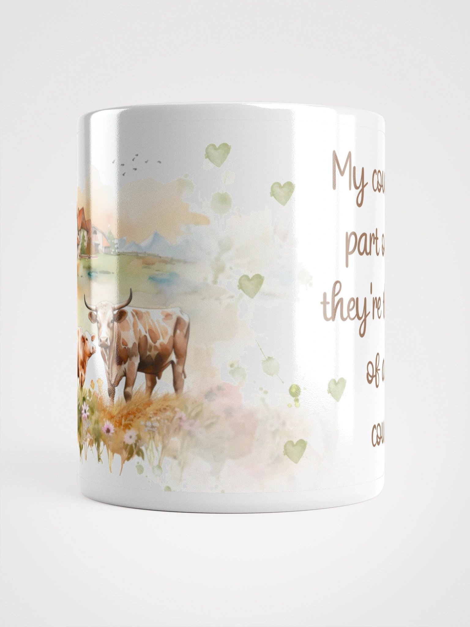 Cows Heartbeats of the Countryside Mug product image (3)