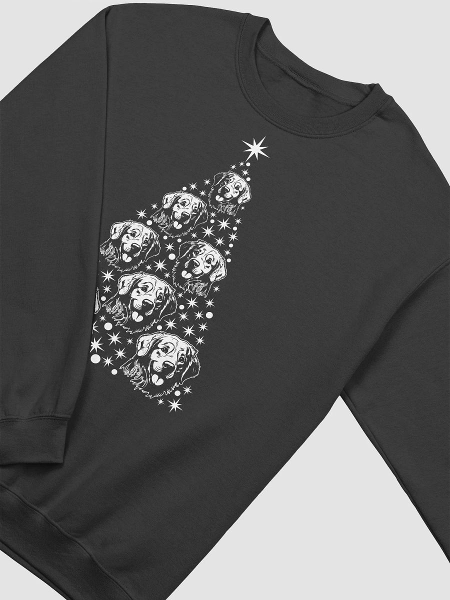Golden Retriever Christmas Tree Sweatshirt Design for Goldie Paw-rents product image (4)