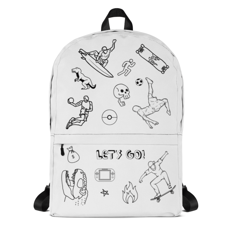 Conor Backpack - White product image (1)