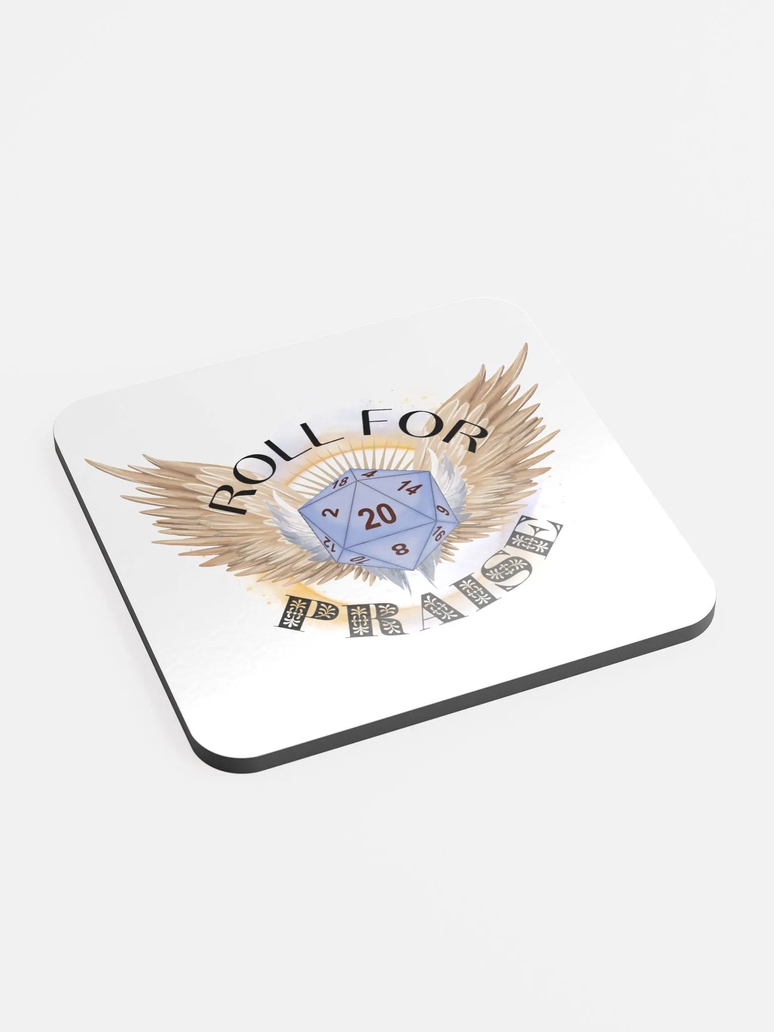 Roll for Praise coaster product image (3)