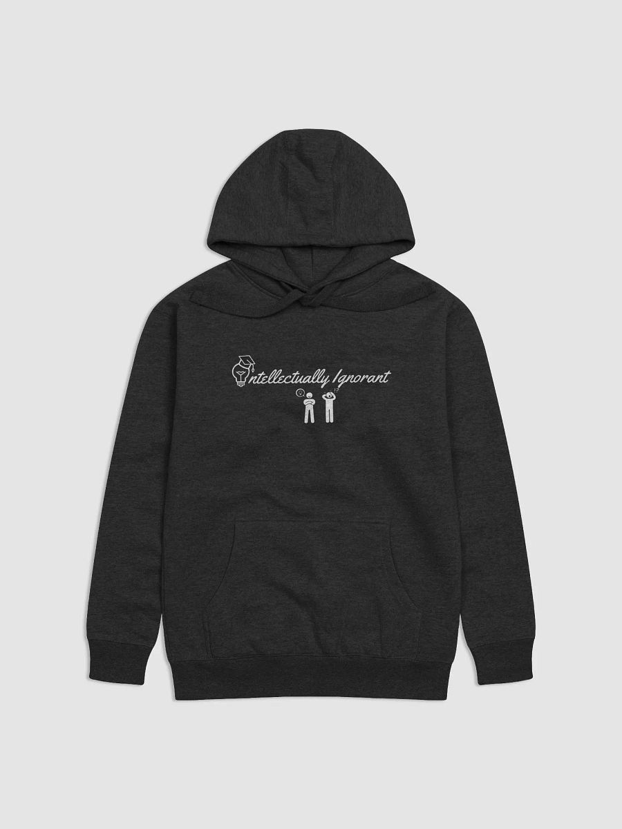 Intellectually Ignorant (White Logo) Cotton Heritage Unisex Premium Hoodie product image (4)
