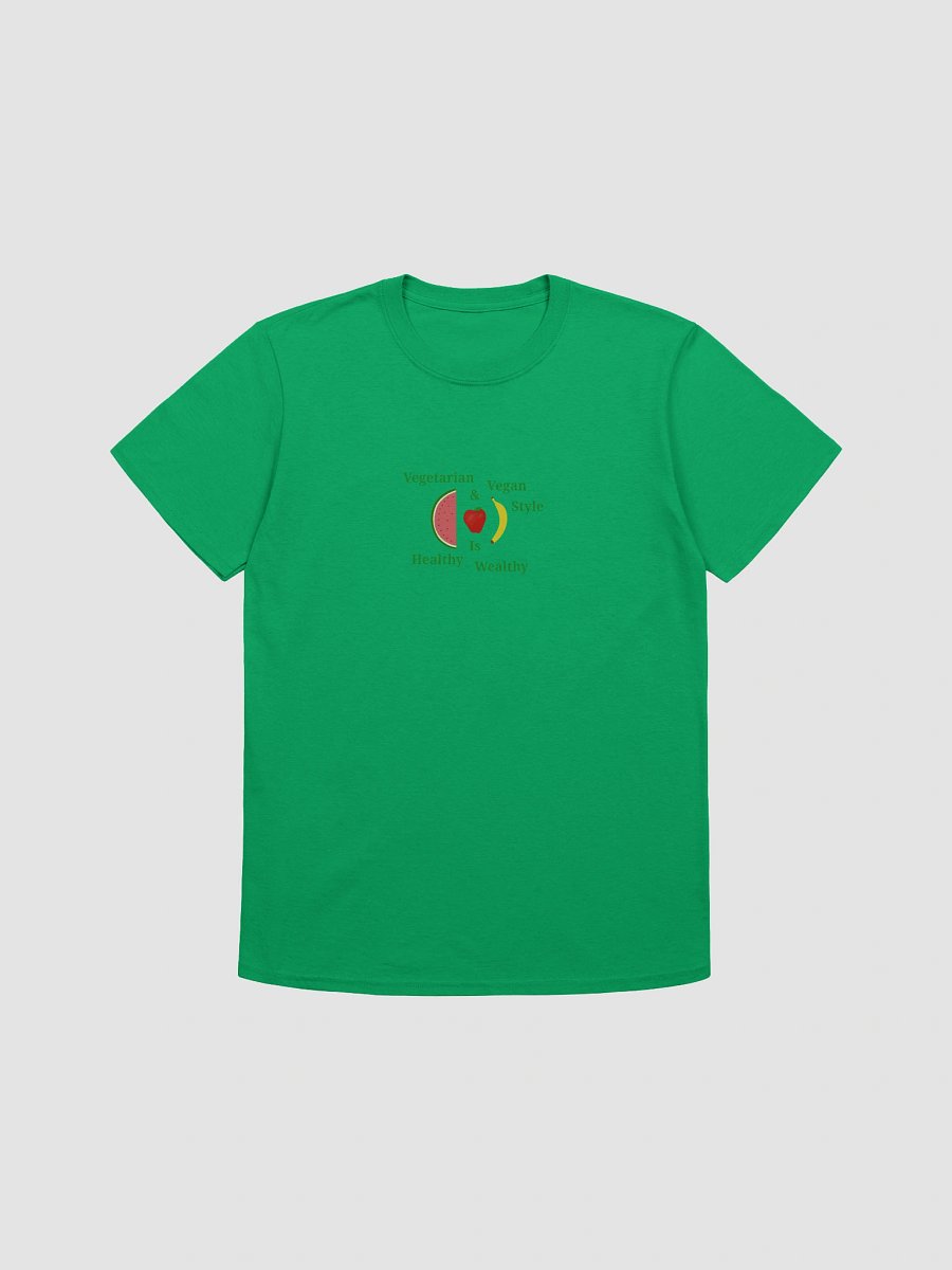 Healthy Wealthy Vegetarian T-Shirt product image (1)