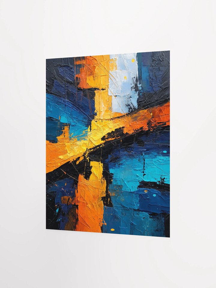 Textured Interplay Matte Unframed Wall Art Paper Canvas product image (6)