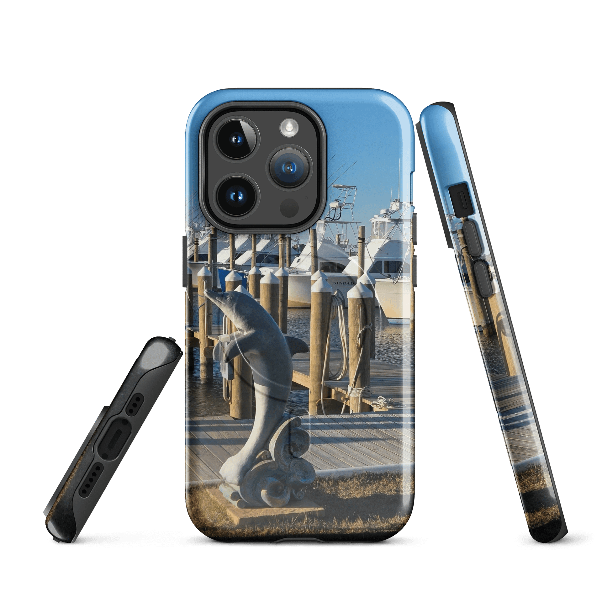 Marine Dolphin Sculpture iPhone® Tough Case product image (3)