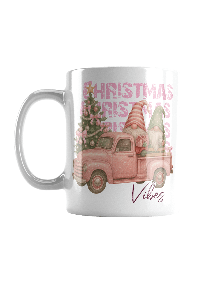 Vintage Pink Gnome Christmas Vibes Mug product image (2)