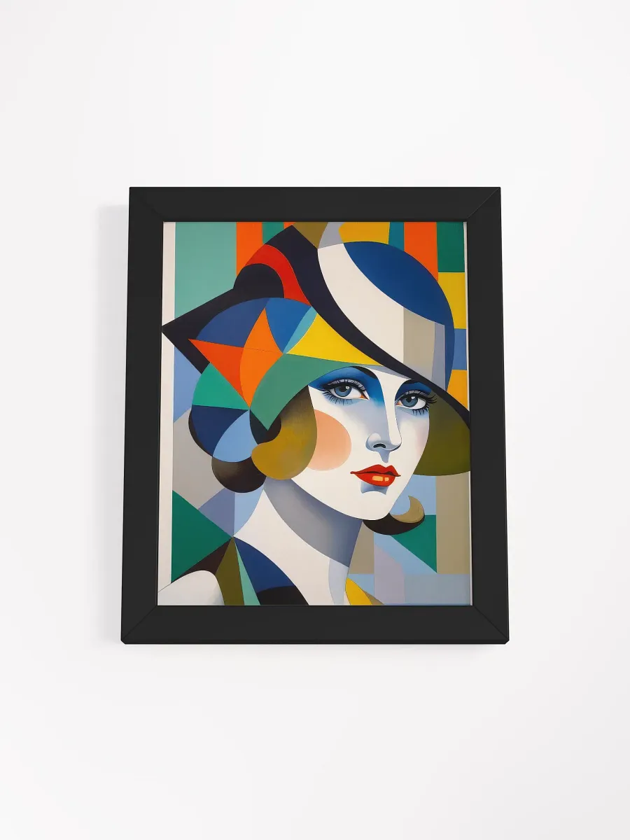 Vibrant Betty - Flapper Girl - Wall Art - Framed product image (3)