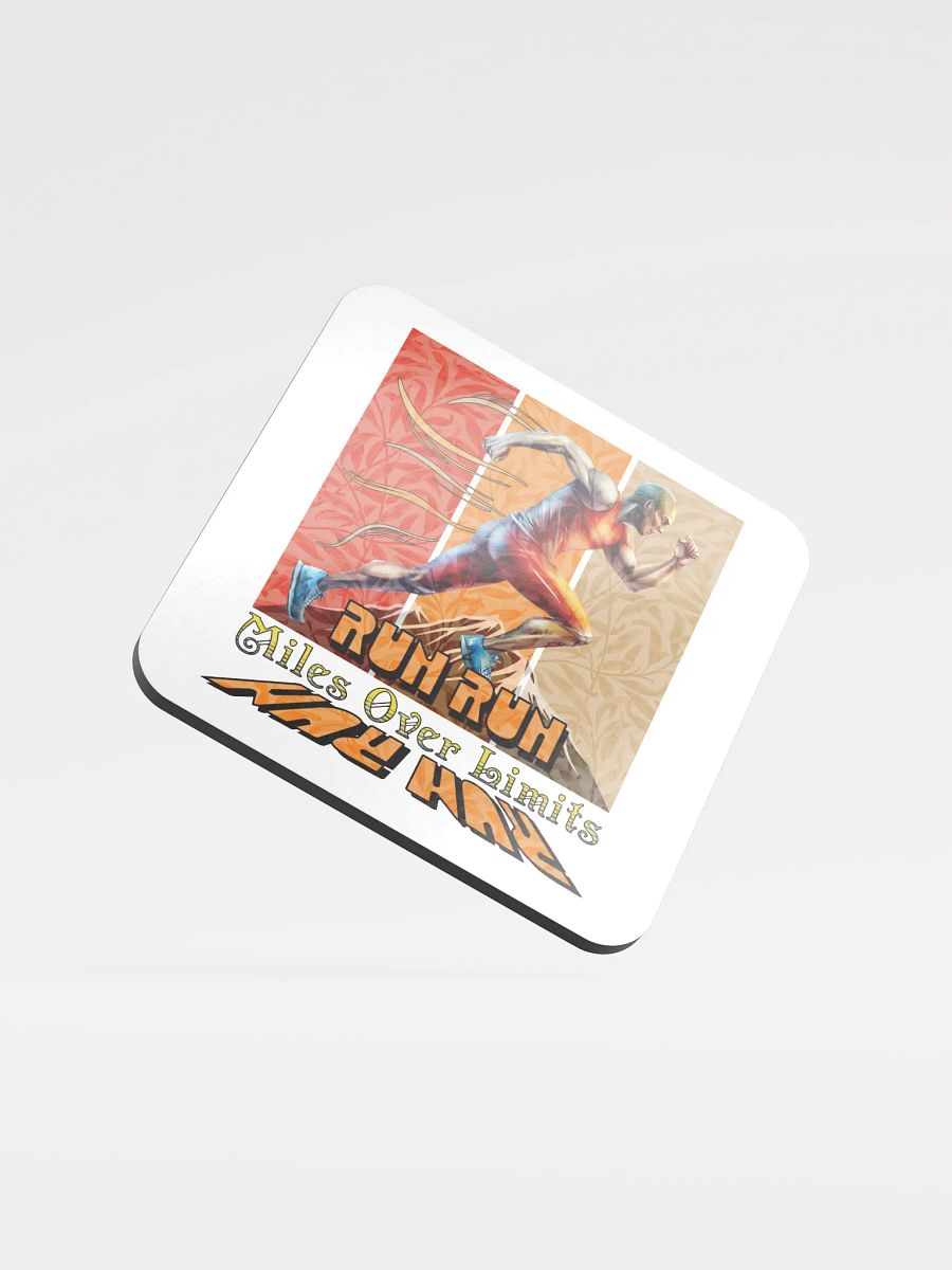 Run Run Miles Over Limits Male Running Coaster Set product image (2)