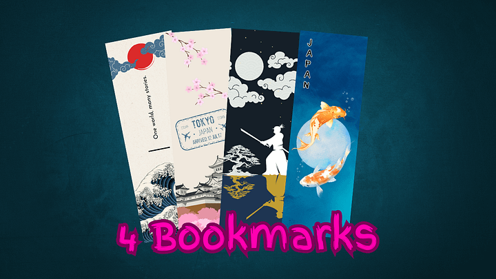 Japan Style Bookmarks product image (1)