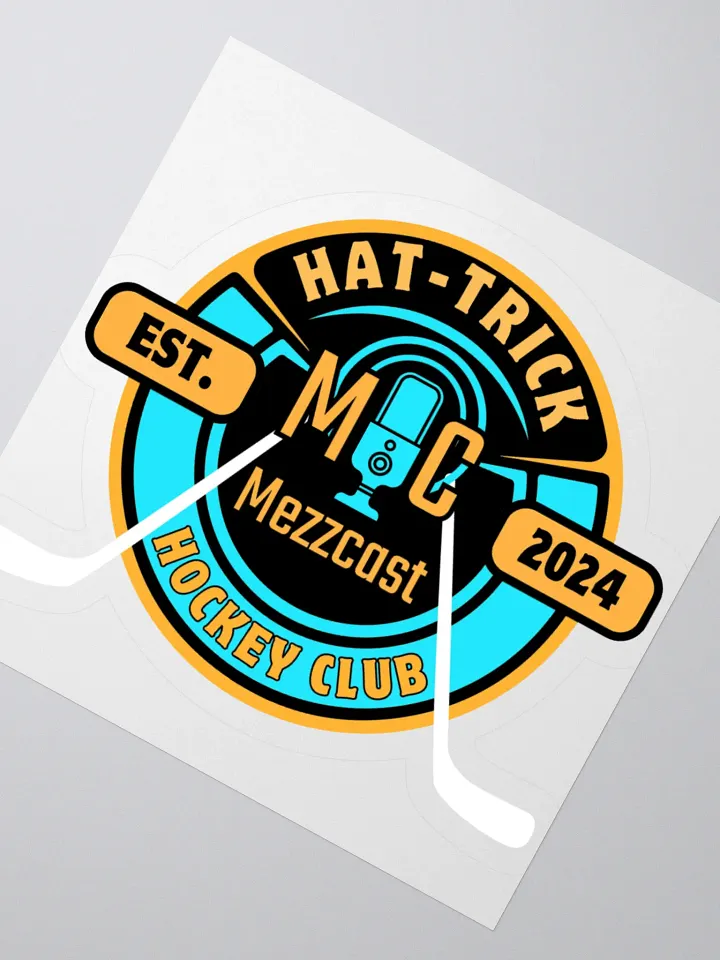 Mezzcast Hat-Trick Hockey Club Sticker product image (5)