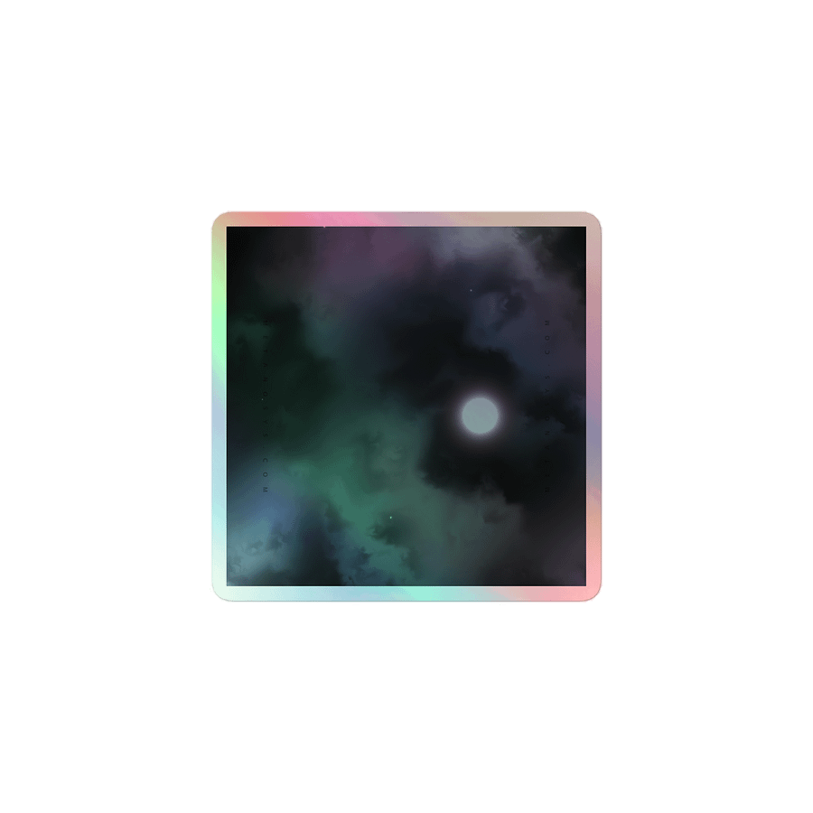Gray Sky Holographic Sticker Sheet product image (1)