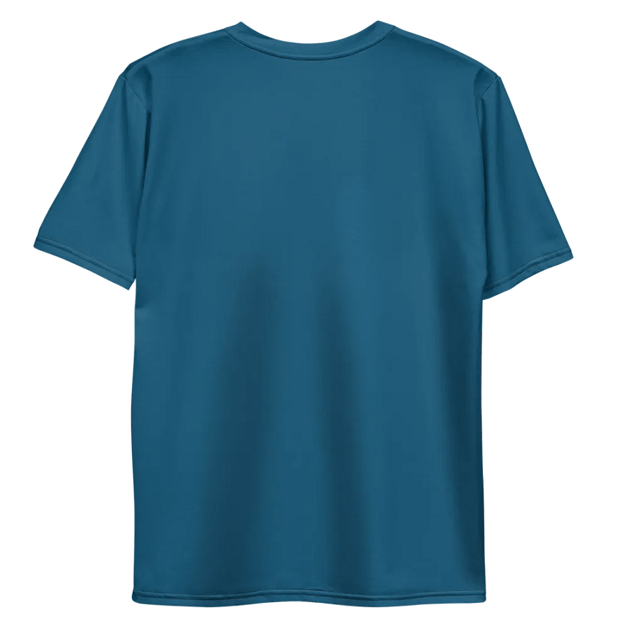 Plain Dark Blue True Summer Men's Crewneck Polyester Heavyweight Premium T-Shirt by Treasure Pie product image (10)