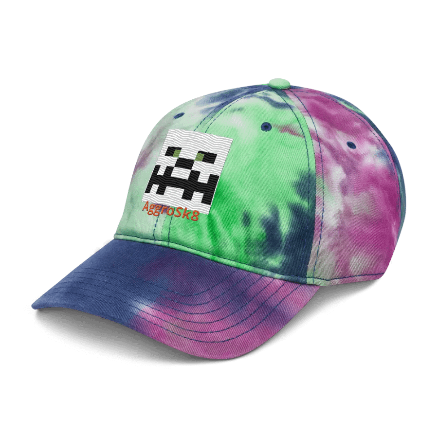 Aggro Skull Tie Dye Hat product image (16)