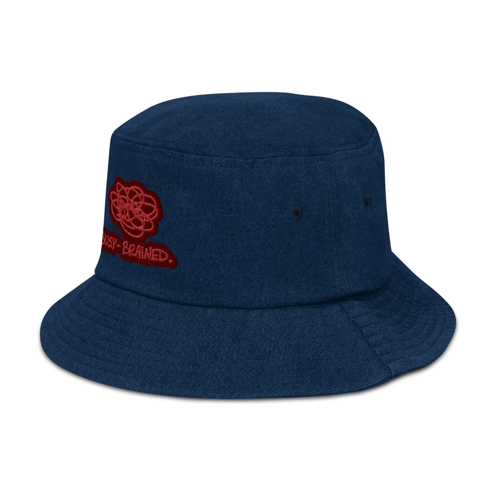 BUSY-BRAINED (cherry) denim bucket hat product image (4)