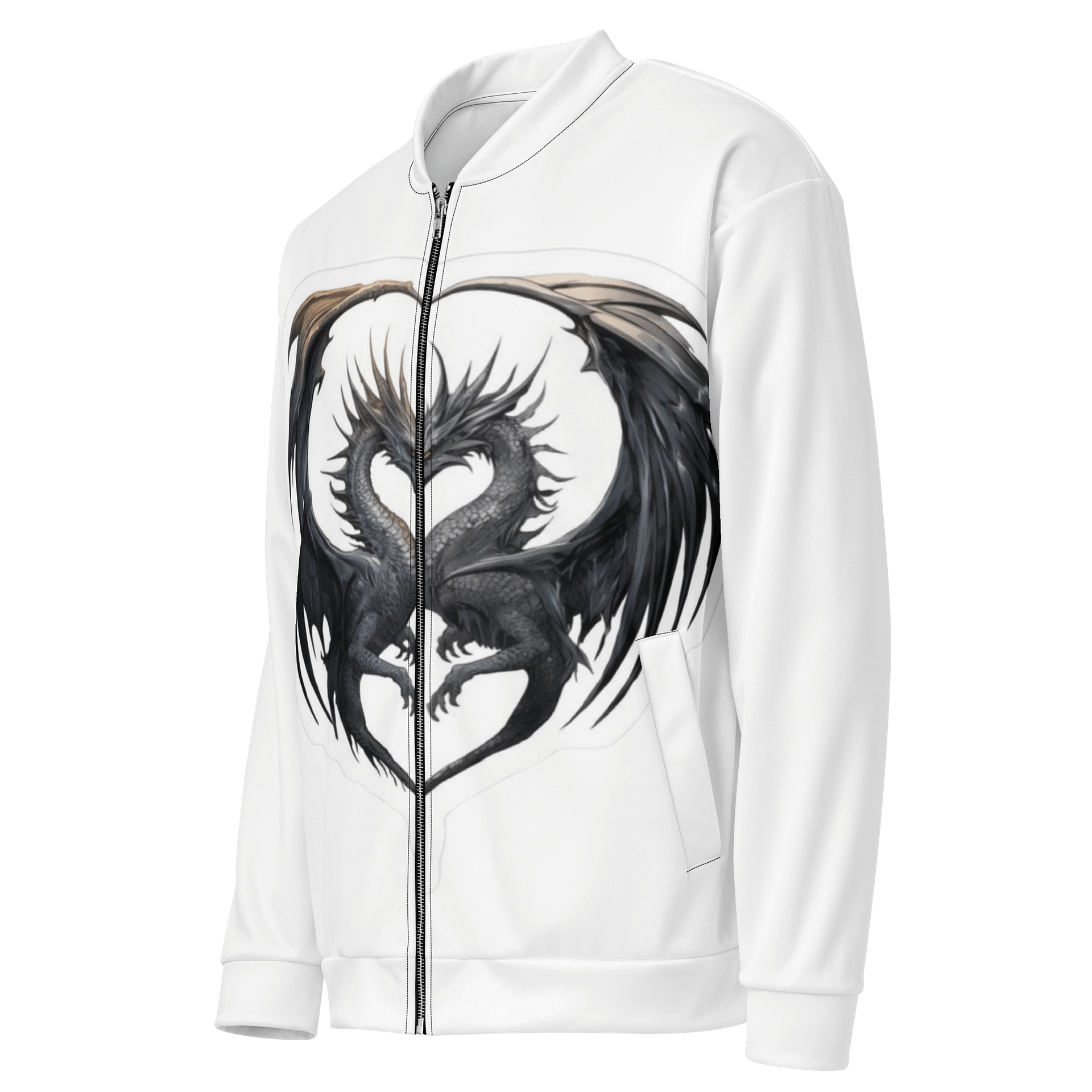 Dragon Heart All-Over Print Bomber Jacket product image (2)